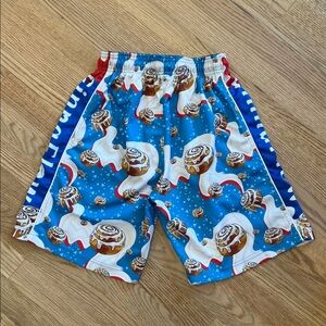 Flow Society Blue Cinnaflow Shorts - Youth L